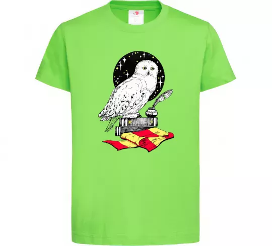 Детская футболка Букля Гаррі Поттер Лаймовый фото