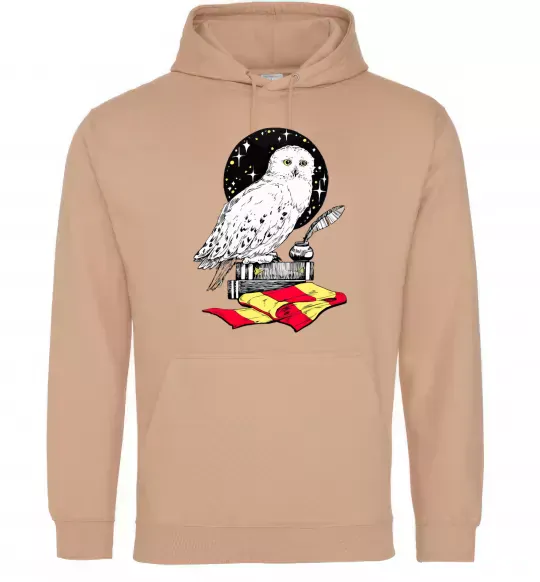 Чоловіча толстовка (худі) Букля Гаррі Поттер Пісочний фото