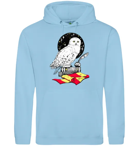 Жіноча толстовка (худі) Букля Гаррі Поттер Блакитний фото