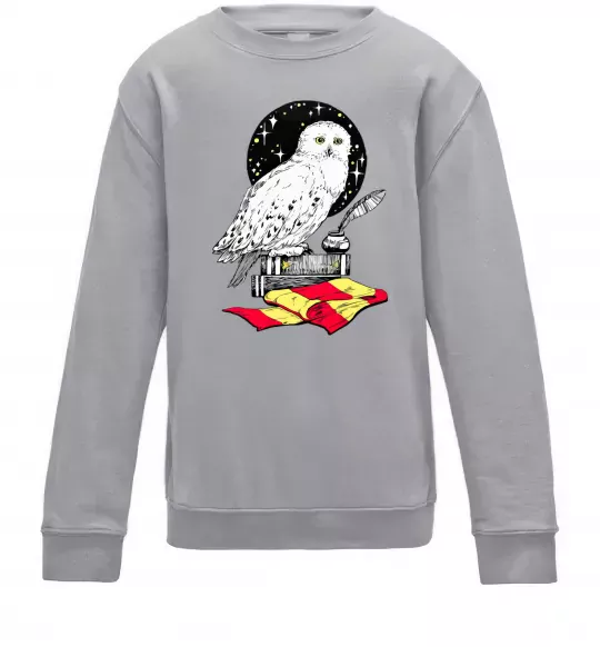 Детский Свитшот Букля Гаррі Поттер Серый меланж фото