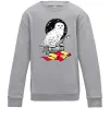 Детский Свитшот Букля Гаррі Поттер Серый меланж фото