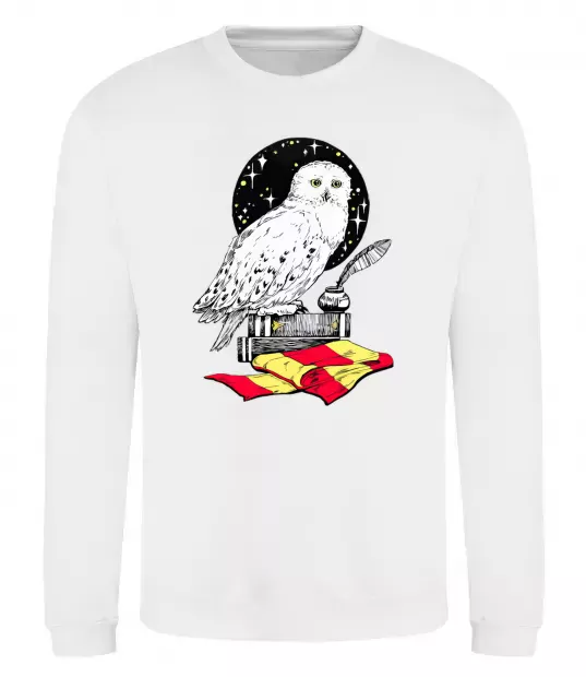 Світшот Букля Гаррі Поттер Білий фото