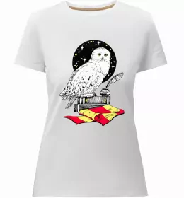 Женская премиум футболка Golden Snitch Белый фото