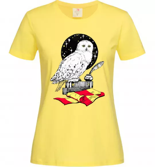 Жіноча футболка Букля Гаррі Поттер Лимонний фото