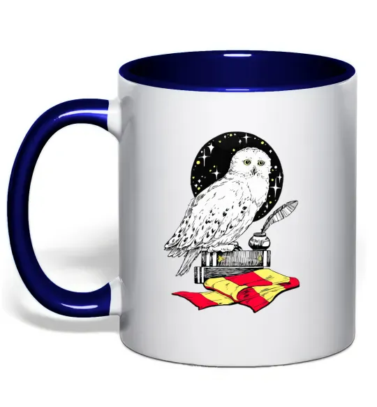 Чашка с цветной ручкой Букля Гаррі Поттер Глубокий темно-синий фото