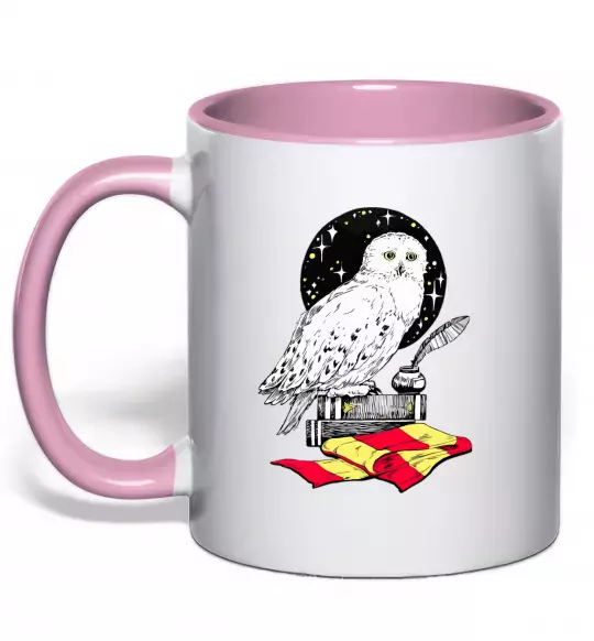 Чашка с цветной ручкой Букля Гаррі Поттер Нежно розовый фото