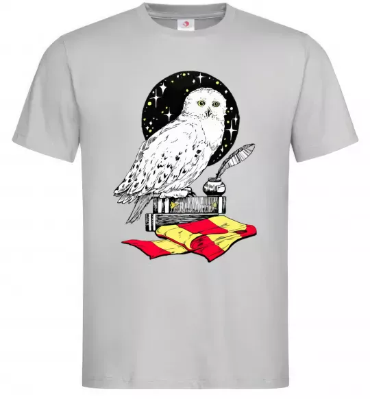 Чоловіча футболка Букля Гаррі Поттер Сірий фото