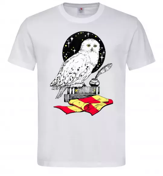 Чоловіча футболка Букля Гаррі Поттер Білий фото