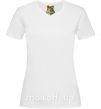Жіноча футболка Хогвартс герб Білий фото