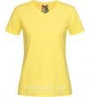 Женская футболка Хогвартс герб Лимонный фото