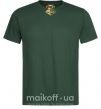 Мужская футболка Хогвартс герб Темно-зеленый фото