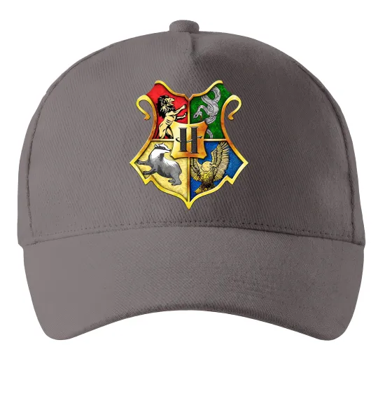 Кепка Хогвартс герб Серый фото
