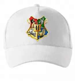 Кепка Хогвартс герб Белый фото