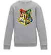 Дитячий світшот Хогвартс герб Сірий меланж Дитячий світшот Хогвартс герб Сірий меланж фото