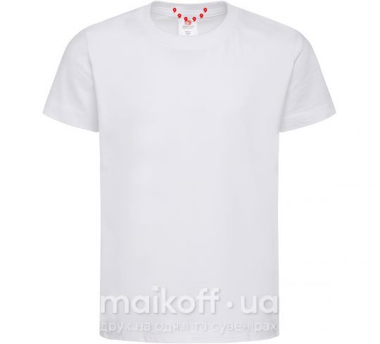 Детская футболка Метки Учиха Белый фото