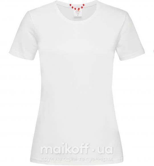 Женская футболка Метки Учиха Белый фото