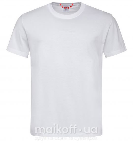 Чоловіча футболка Метки Учиха Білий фото