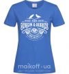 Жіноча футболка Borgin and burkes Гарри Поттер Яскраво-синій фото