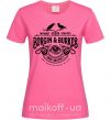 Жіноча футболка Borgin and burkes Гарри Поттер Яскраво-рожевий фото