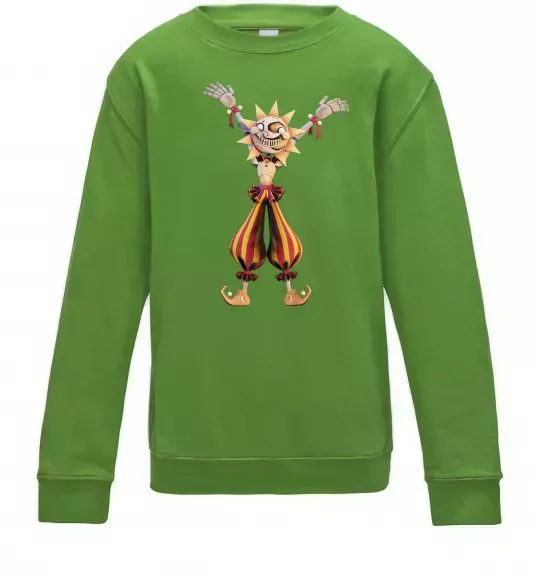 Детский Свитшот Five Nights at Freddys Sun Лаймовый фото