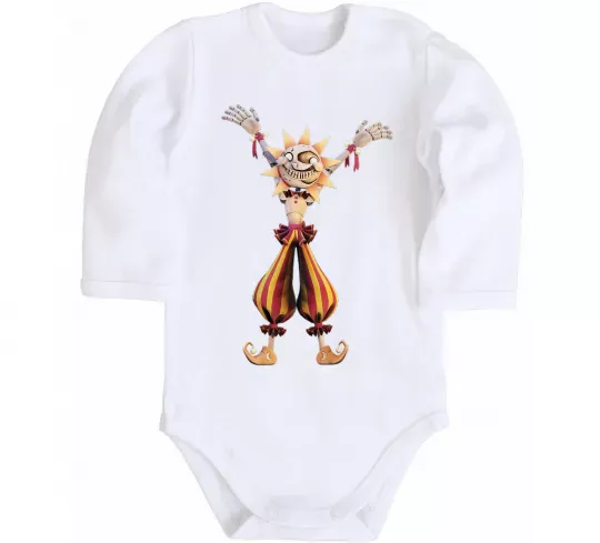 Детский боди Five Nights at Freddys Sun Белый фото