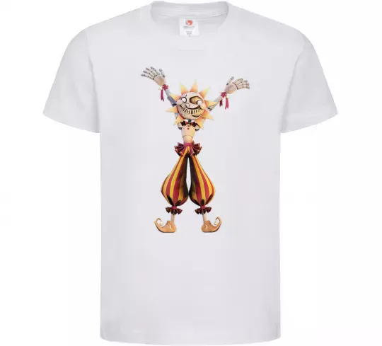 Дитяча футболка Five Nights at Freddys Sun Білий фото