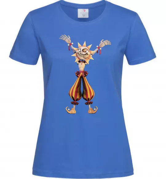 Женская футболка Five Nights at Freddys Sun Ярко-синий фото