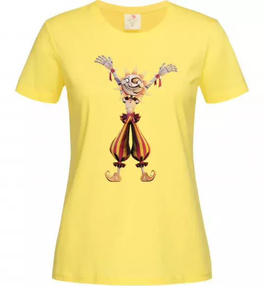 Женская футболка Five Nights at Freddys Sun Лимонный фото