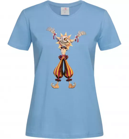 Женская футболка Five Nights at Freddys Sun Голубой фото