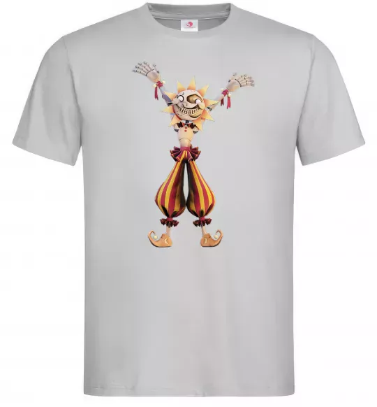 Мужская футболка Five Nights at Freddys Sun Серый фото