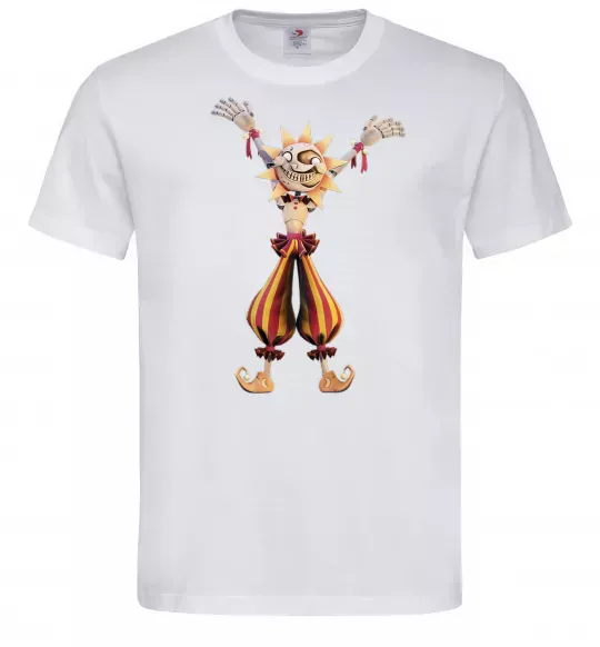Мужская футболка Five Nights at Freddys Sun Белый фото
