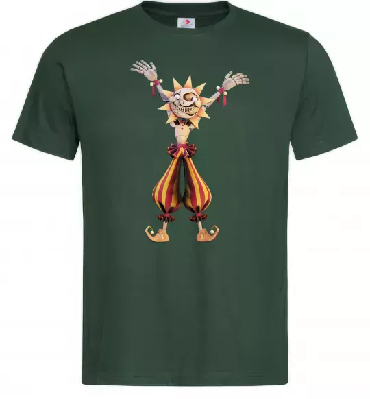 Мужская футболка Five Nights at Freddys Sun Темно-зеленый фото