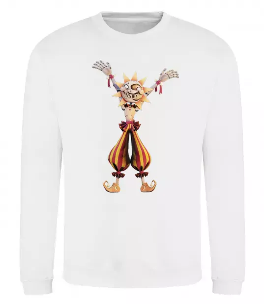 Світшот Five Nights at Freddys Sun Білий фото