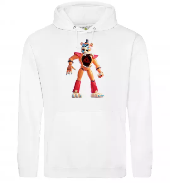 Женская толстовка (худи) FNAF Funko Белый фото