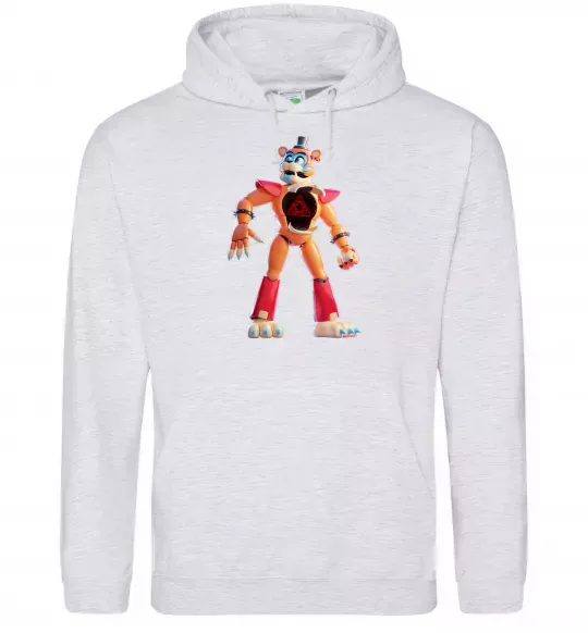 Женская толстовка (худи) FNAF Funko Серый меланж фото