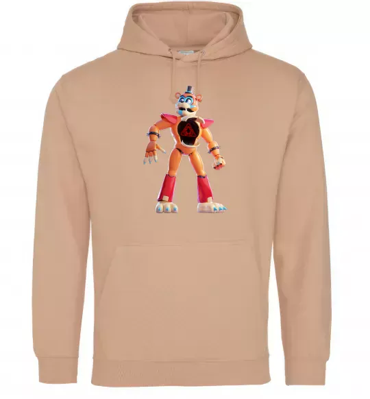 Женская толстовка (худи) FNAF Funko Песочный фото