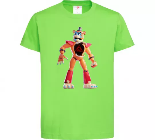 Дитяча футболка FNAF Funko Лаймовий фото