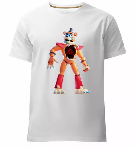 Мужская премиум футболка FNAF Funko Белый фото