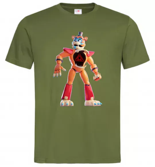 Мужская футболка FNAF Funko Оливковый фото