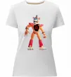 Женская премиум футболка FNAF Funko Белый фото