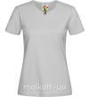Женская футболка Глемрок Монти 5 ночей с Фредди Серый фото