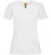 Жіноча футболка Глемрок Монти 5 ночей с Фредди Білий фото