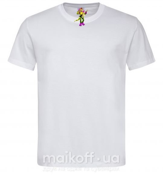 Мужская футболка Глемрок Монти 5 ночей с Фредди Белый фото