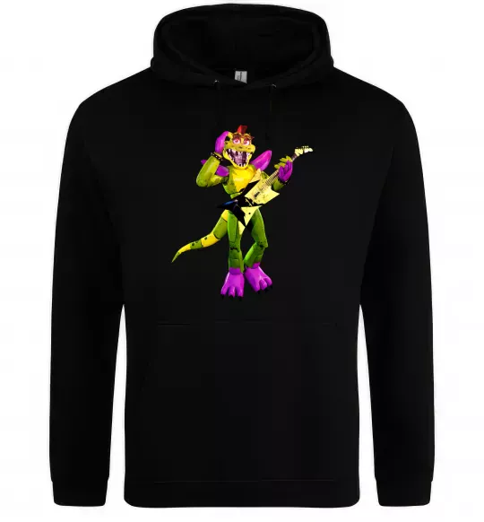 Чоловіча толстовка (худі) Глемрок Монти 5 ночей с Фредди Чорний фото