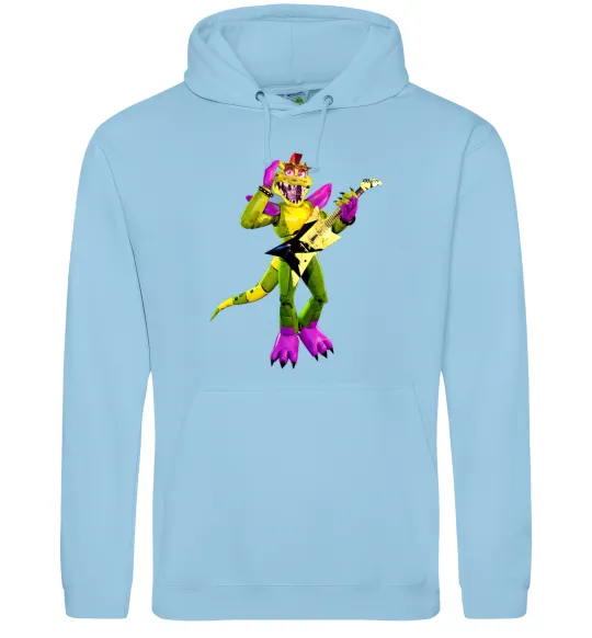 Чоловіча толстовка (худі) Глемрок Монті 5 ночей з Фредді Блакитний фото