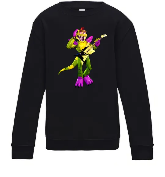 Детский Свитшот Глемрок Монти 5 ночей с Фредди Черный фото