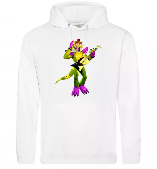 Жіноча толстовка (худі) Глемрок Монти 5 ночей с Фредди Білий фото