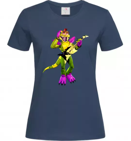 Женская футболка Глемрок Монти 5 ночей с Фредди Темно-синий фото