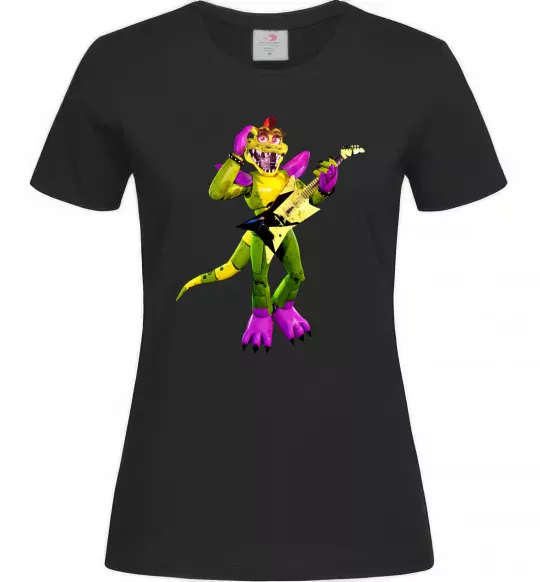 Женская футболка Глемрок Монти 5 ночей с Фредди Черный фото