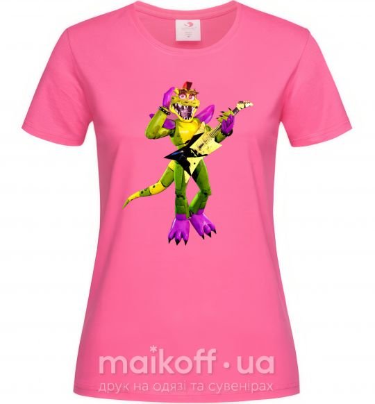 Женская футболка Глемрок Монти 5 ночей с Фредди Ярко-розовый фото